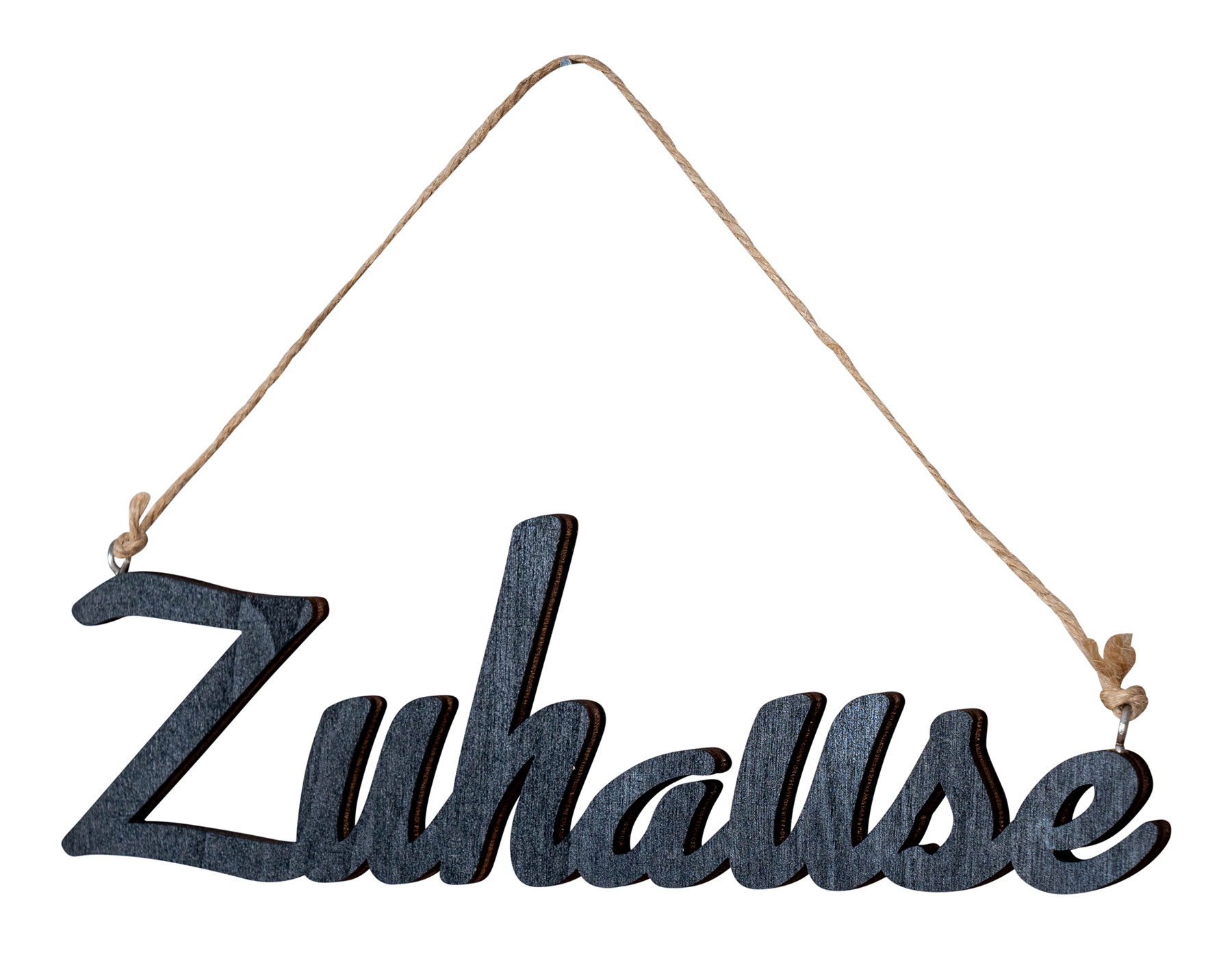 Schriftzug Kuschelecke L22cm Hängerchen Schwarz Wanddeko Türschild Holz Deko