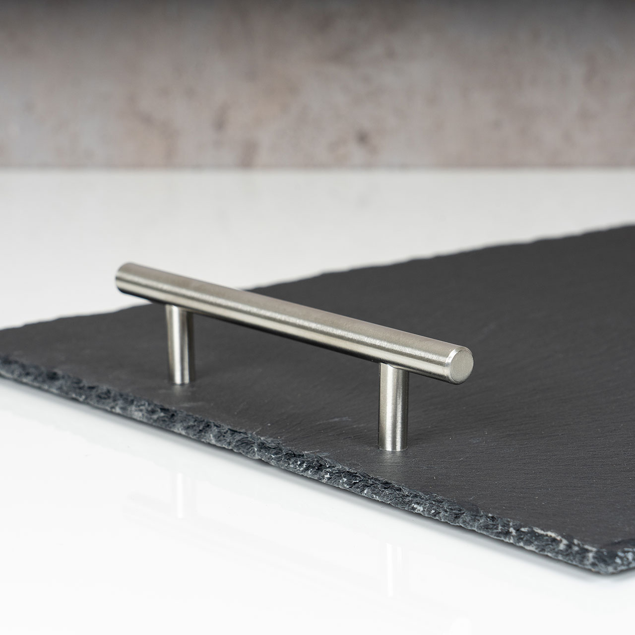 Tischdeko 45x30cm Deko Schiefer Rechteckig Servierplatte Serviertablett Tablett