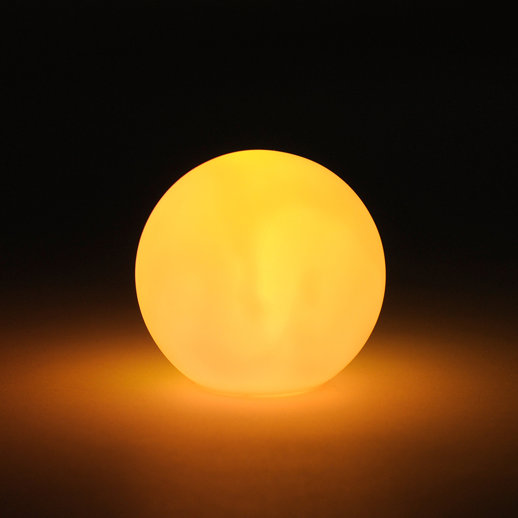 Kugel Nachtlicht Farbwechsel 3er Leuchte Leuchtkugel 8cm Set LED Stimmungslicht